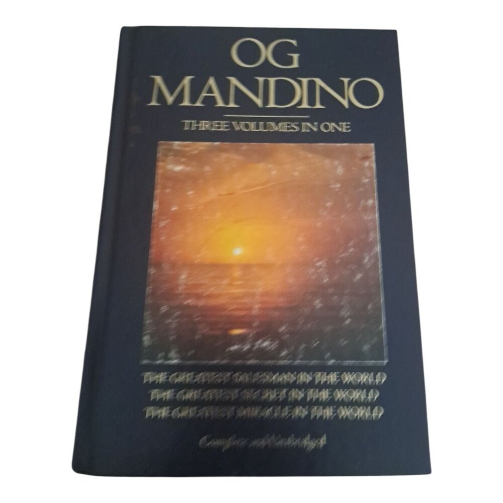 OG Mandino Three Volumes in One Hardcover The Greatest Salesman Secret Miracle